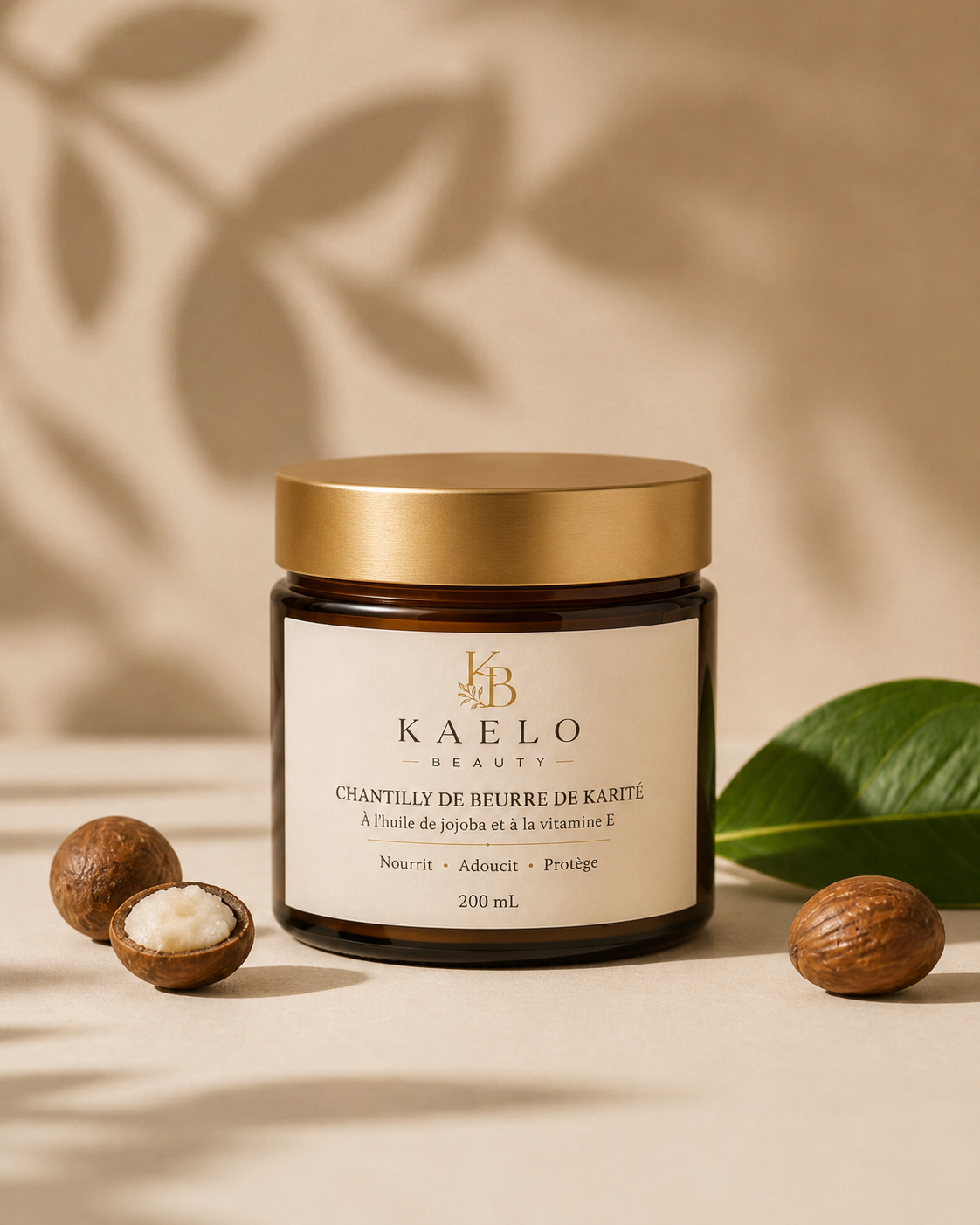 Pot de Chantilly de beurre de karité KAELO Beauty 200 mL